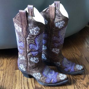 Corral Skull western boot